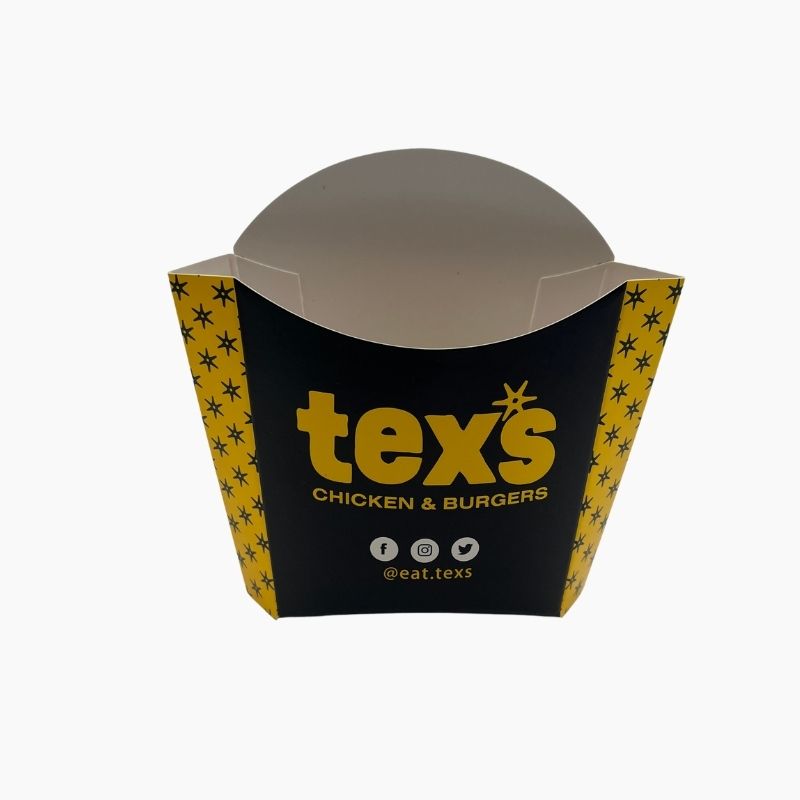 Custom burger packaging box