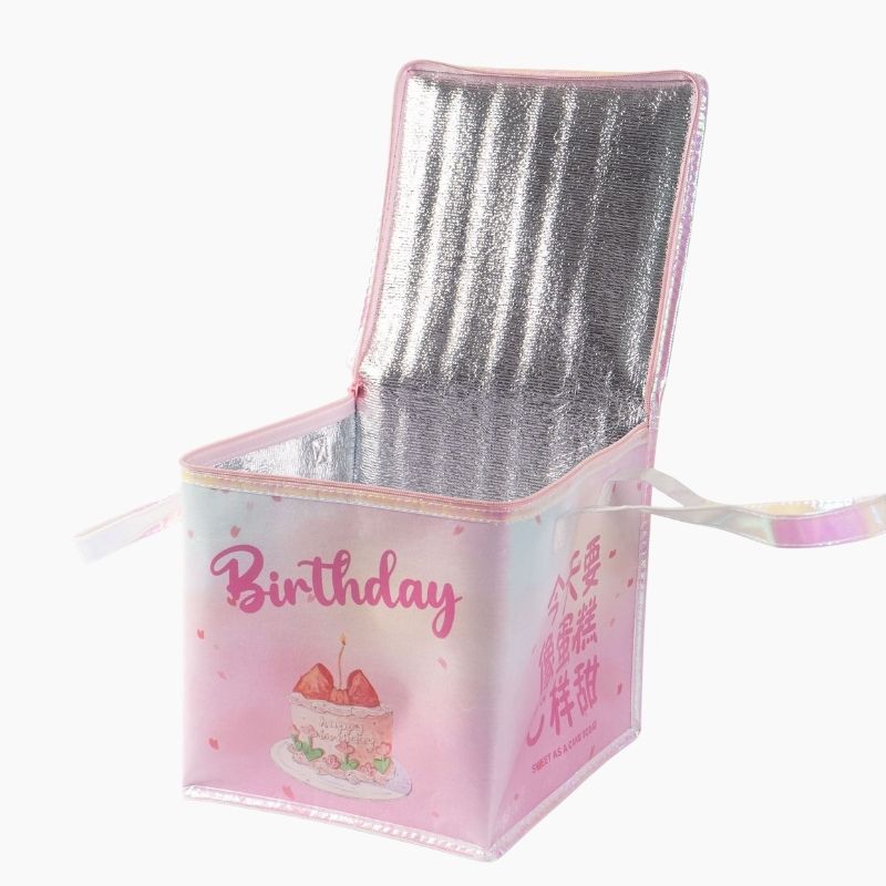 Bolsa térmica personalizada para embalaje de tartas