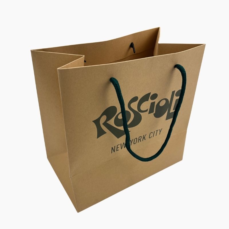 Bolsa de papel kraft con impresión personalizada