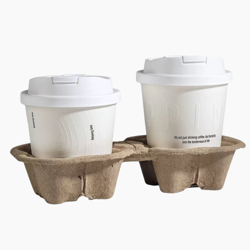 Gobelets en papier double paroi écologiques personnalisés