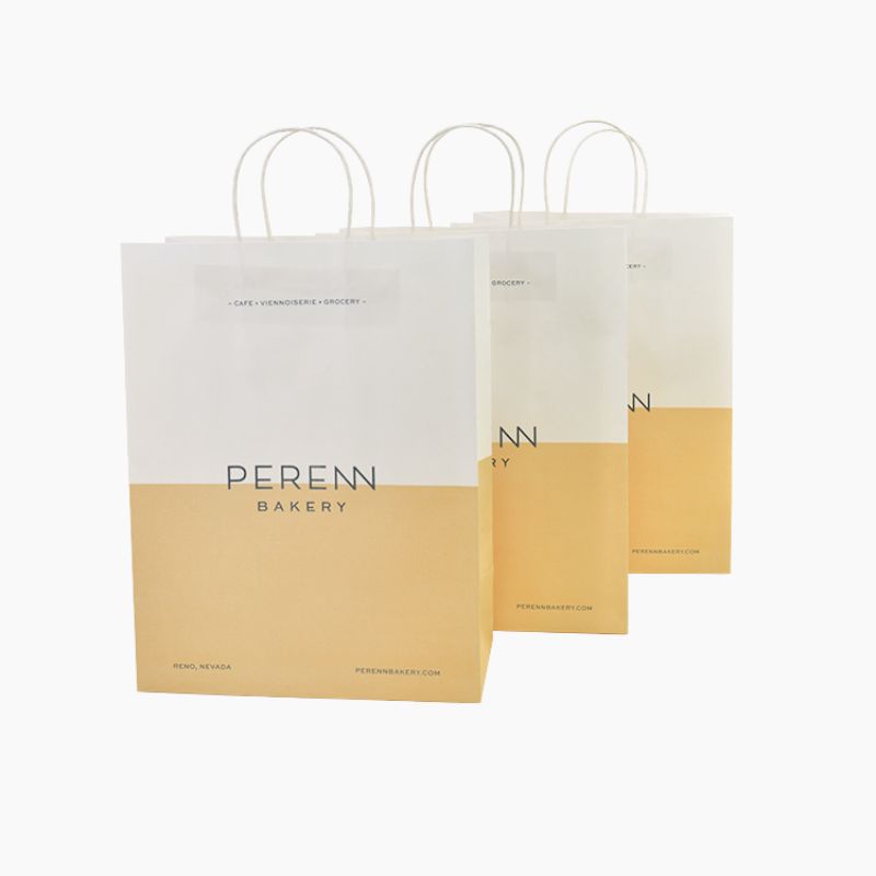 Sacs en papier kraft avec logo personnalisé