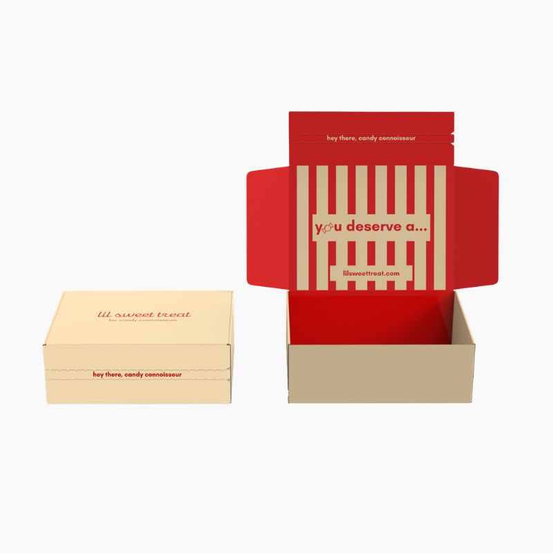 Boîte mailer imprimée personnalisée