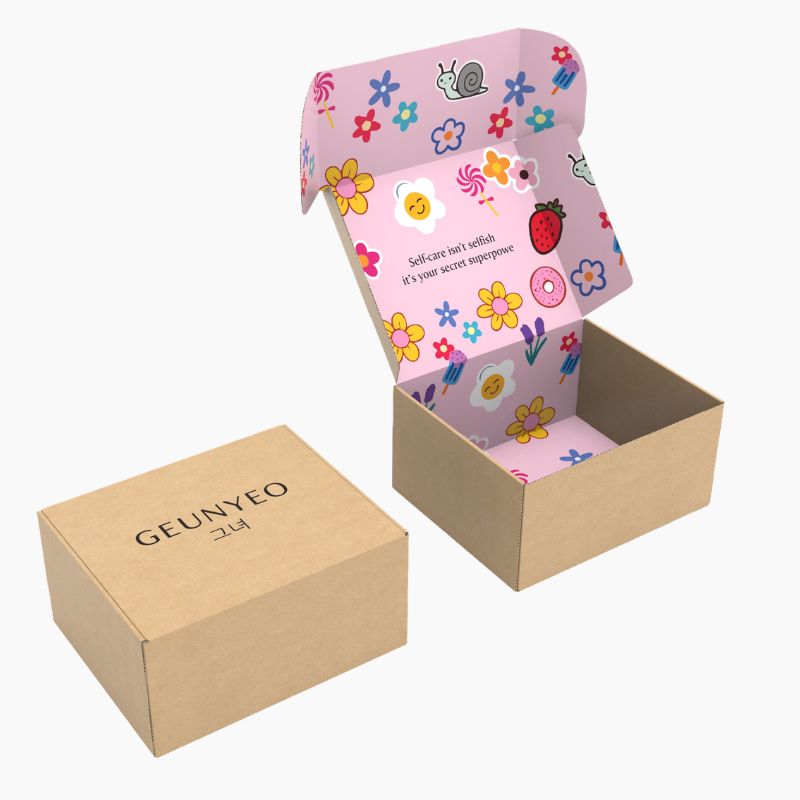 Boîte d'expédition personnalisée pour produits